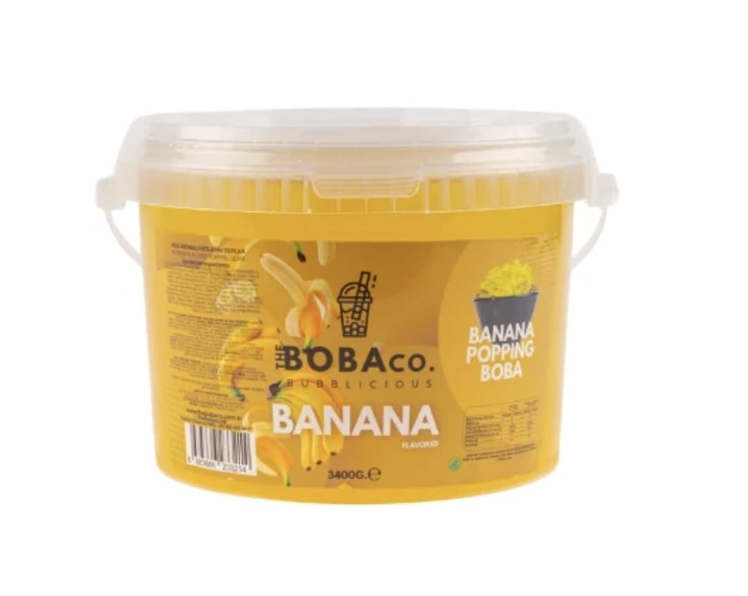 Bubble Tea Muz Aromalı Boba 3,4Kg