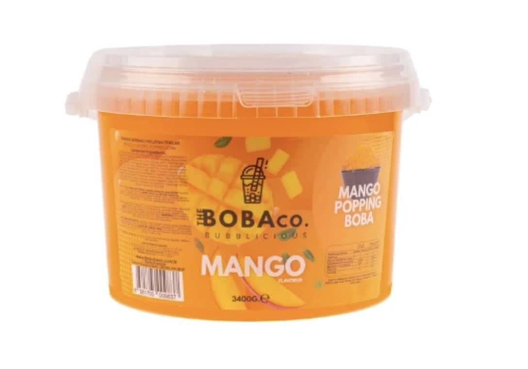 Bubble Tea Boba Mango Aromalı 3,4kg
