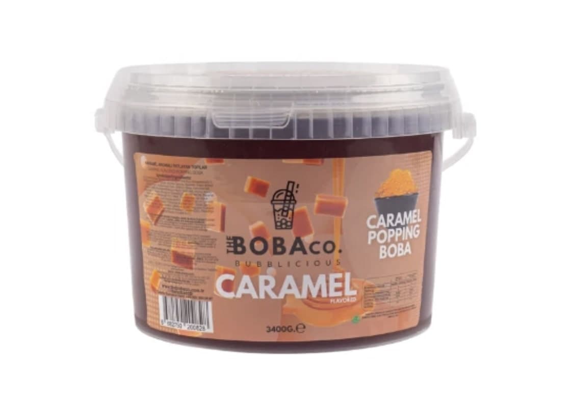 Bubble Tea Boba Karamel Aromalı 3,4kg