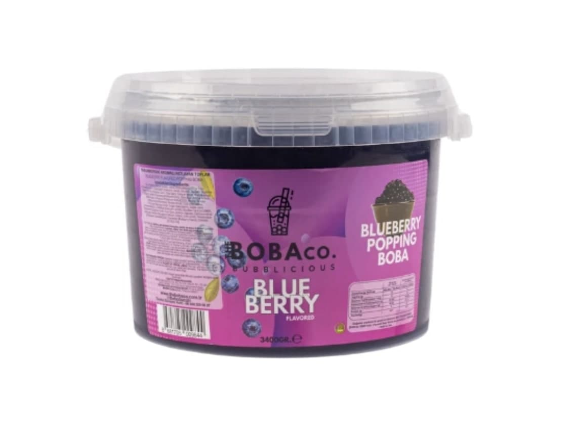 Bubble Tea Boba Yaban Mersini Aromalı 3,4kg