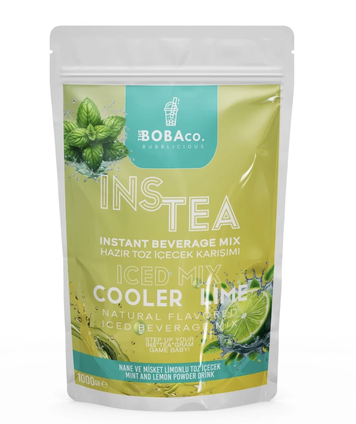 Instea Cooler Lime - Nane ve Misket Limonlu Soğuk Çay Karışımı