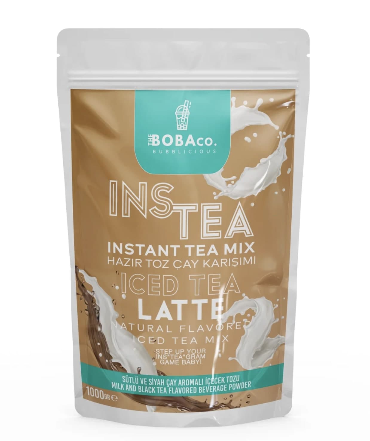 Instea Latte – Siyah Çay ve Sütlü Soğuk Çay Karışımı 1Kg