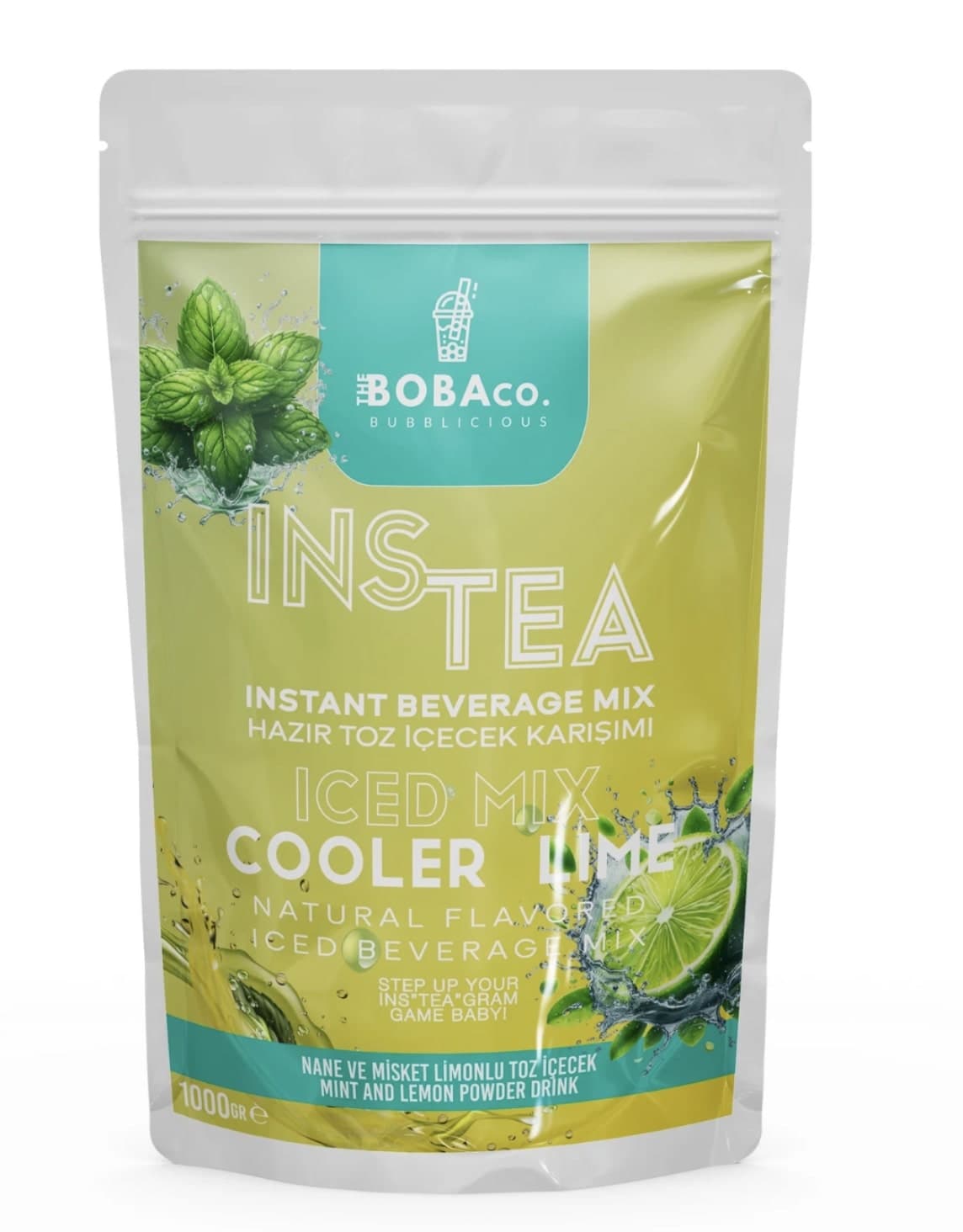 Instea Cooler Lime - Nane ve Misket Limonlu Soğuk Çay Karışımı