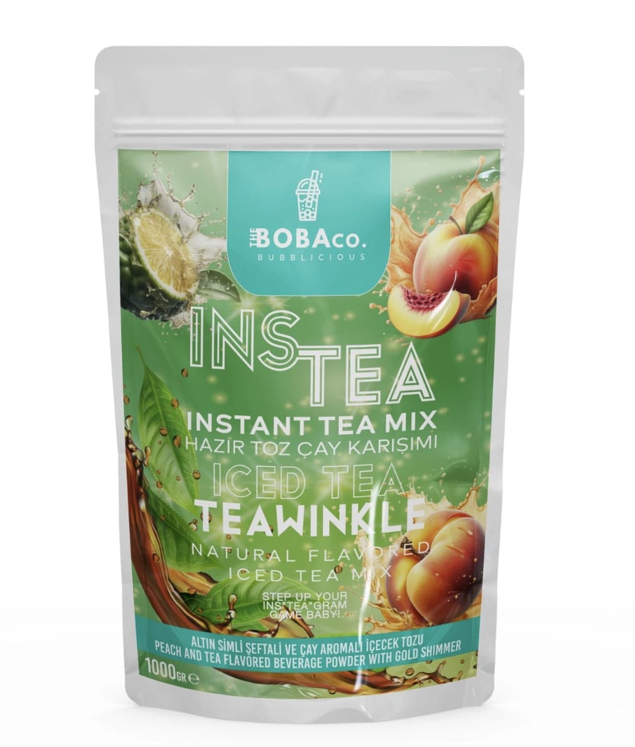 Instea Teawinkle – Altın Tozlu ve Bergamotlu Soğuk Çay Karışımı 1Kg