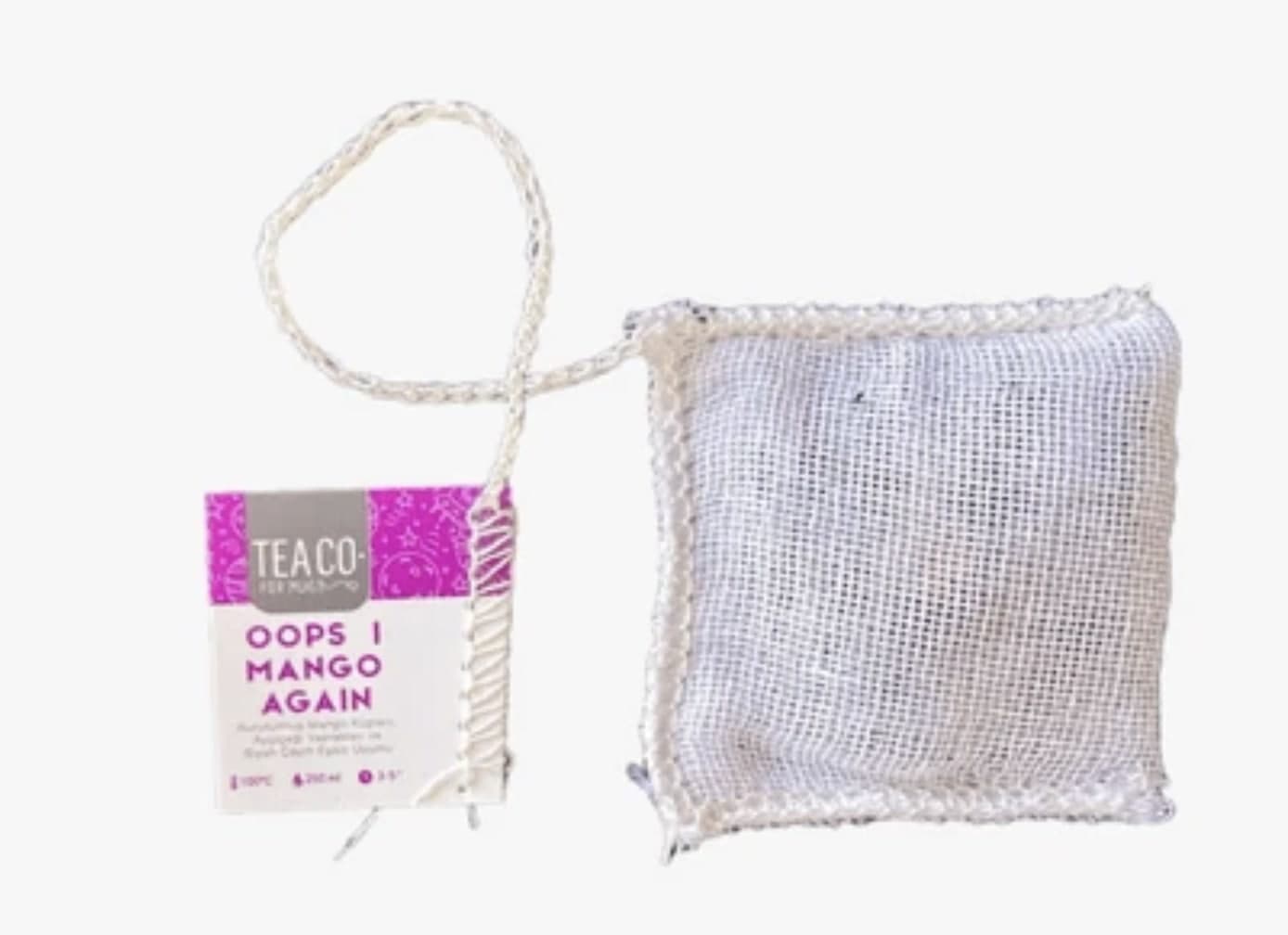 MÜSLİN ÇAY POŞETİ OOPS I MANGO AGAIN – MANGOLU SİYAH ÇAY 100x2 gr